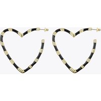 Heart Big Hoop Earrings For Women Accessories Gold Color Statement Mixed Color Hoops Earings Fashion Jewelry E191097