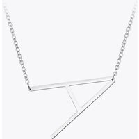 Enfashion Letter Necklaces Pendants Alfabet Initial Necklace Stainless Steel Choker Necklace Women Jewelry Kolye Collier collare