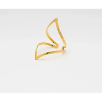 Double Sided Ring For Women Anillos Mujer Gold Color Stainless Stee Fashion Jewelry Rings Cocktail Dropshipping 214173