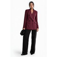 Women's Blazers Burgundy Blazer Woman 2025 Autumn Long Sleeve Double-Breasted Outerwears Office Wear Women Fashion Blazers