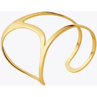 Pulseras Palm Bracelets For Women Space Invader Fantasy Gold Color Simple Bangle Fashion Jewelry Anniversary 2330 2331