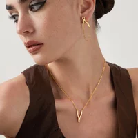 Hiphop Pliers Pendants Neckalce For Women Collares Para Mujer Fashion Jewelry Gold Color Necklace Men Party P223313