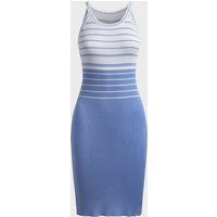 Colorblock Stripe Ribbed Bodycon Dress