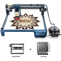 SCULPFUN S30 Pro Max 20W lézergravírozó Rotary Roller lézerágy