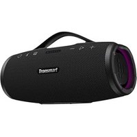 Tronsmart Mirtune S100 Tragbarer OutdoorLautsprecher anpassbarer EQ 50 W Leistung 20 Stunden Spielzeit IPX7 wasserdicht einziehbarer Griff Schwarz