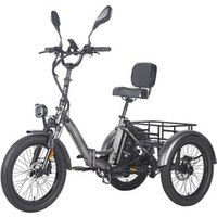 FAFREES F20 Mate Electric Cargo tricikli frissített verzió 2345 Ah fekete