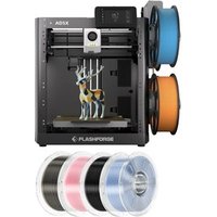 Flashforge AD5X 3D nyomtató 4kg Mecpow nagysebességű PETG filament feketeátlátszó világos rózsaszínvilágoskékfüstszürke