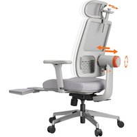 NEWTRAL MagicHBPro Ergonomic Chair with Footrest Grey