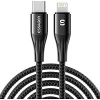 ESSAGER PD29W Fast Charging Data Cable 1m Black