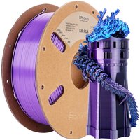ERYONE TripleColor Silk PLA Filament Black Blue Purple