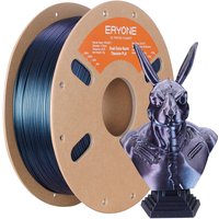 ERYONE Burnt Titanium Dual Color PLA Filament 1kg Blue Rosered