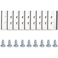 9pcs Robotic Lawn Mower Blades and Screws for Goat Bot Unicut H1