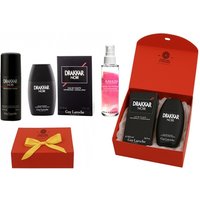 Set: Drakkar Noir EDT 200 ml Deo 150 ml & Molekularspray 100 ml in dekorativer Geschenkbox für Herren