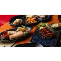 6 Indian Pan Asian Tapas & Drinks for 2 or 4 People