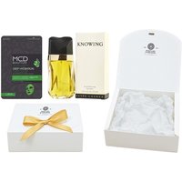 Duft: Estee Lauder EDP „Knowing“ 75 ml + Aloe Vera Maske MCD