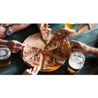 All-You-Can-Eat: Unlimited Starters, Pizza, Churros & Drink – 35% Off