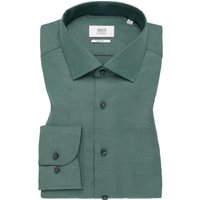 ETERNA 1863 Slim Fit Hemd dunkelgrün, Strukturiert ETERNA 1863 Slim Fit Hemd dunkelgrün, Strukturiert