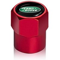 4pcs Car Wheel Tire Valve Caps Tyre Stem Covers Airdust Waterproof for Land Rover Discovery Range Rover Evpque Defender Car Eyeglass Rover L322 L405 4pcs red