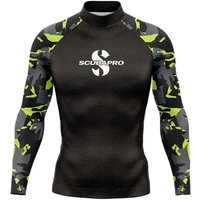 SCUBAPRO Mens Long Sleeve Rash Guard UPF 50 UV Protection Surfing Diving Swimming Water Sports L