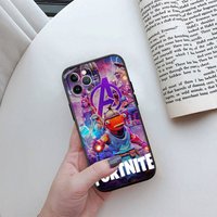 ED20 F-Fortnites Phone Case for iPhone 6 6s 7 8 11 12 13 14 15 XS Pro Max XR X SE Samsung S20 S21 S22 S23 S24 FE Ultra Plus Lite S21S A55 iPhone 14 Pro Max ebony