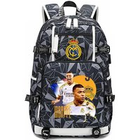 Mbappe Leisure Student School Bag Lightweight Ridge Protection Large Capacity With Usb Backpack no specification