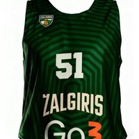 2026 Summer New Zalgiris Kaunas Basketball European Competition Basketball Vest Jersey Fan Men Women Sportswear Family Kids Tees 5XL
