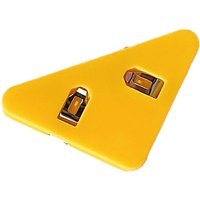 Joom Enjoy 33% Off Adjustable Triangular Corner Paper Clip Bookmark in Yellow