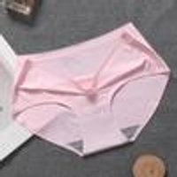 Women's High Quality Ice Silk Seamless Briefs - Breathable and Quick-Dry XL gray