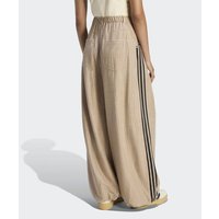Adidas Originals Volné kostkované Retro barevný blok Pruhované kostkované Ležérní sportovní kalhoty Dámské spodní díly LE8309 XS beige