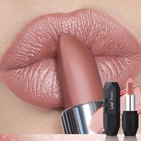 Pearlescent Lipstick Long-lasting Waterproof Pink Rosey Metallic Diamond Lip Stick Create Silky Charming Plump Bold Lip Makeup brown