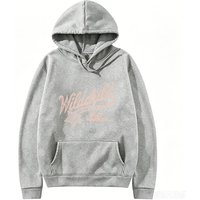 Wildchild Hoodies Alex Warren Fashion Casual Printed Sweatshirts Unisex Long Sleeve Pullovers Loose Casual Harajuku Streetwear XS grey