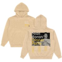 Niall Horan Dinner Party UK & Europe 2026 Live on Tour Hoodies Men Women Harajuku Hip Hop Street Soft Cotton Sweatshirt 4XL beige