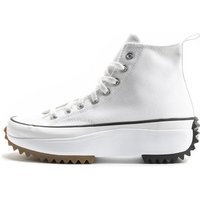 Tênis Unisex Converse Run Star Hike Cano Alto Branco Preto Solado de Borracha 166799C 36