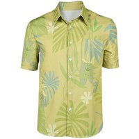 Zoo Nick Fox Cosplay Button Down Green Shirt Unisex Streetwear Loose Casual Men Women Clothes Short Sleeve Hawaii Fashion Shirts S beige