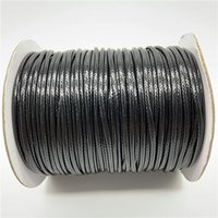 Joom Deal Enjoy 14% Off Black Waxed Cotton Cord for Jewellery Making