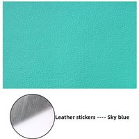 Large Size Self-Adhesive Faux Leather Repair Patch for Sofa, Car Seat, Motorcycle Seat, Headboard 50*70 sky blue