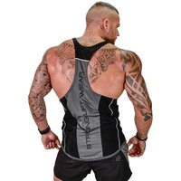 Mens Bodybuilding Tank Tops Gym Fitness Sleeveless Shirt Cotton Casual Singlet Vest XL brown