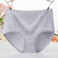 Comfortable and minimalistic Plus Size Cotton Underwear for Women with High Waist and Abdominal Contraction 200kg Mom Fat XXXXL white