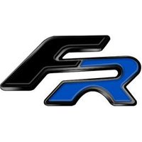 Metal Car Styling FR Sticker Steering wheel Badge Emblem For Ibiza Leon Alhambra Exeo Ateca Altea oledo Mii Formentor E-Racer