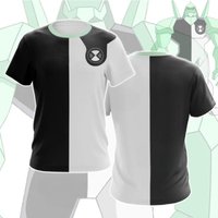 Anime Omnitrix Ben10 Cosplay T-Shirts 3D Ben Tennyson Print Kids Cartoon Tee Summer Men Women Harajuku Short Sleeve Top M gray