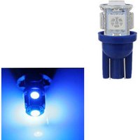 Joom 2Pcs1PC T10 DC 12V 5SMD 5050 Xenon LED Light Bulbs 192 168 194 W5W 2825 158 Door Light Interior Light 1Pcs blue