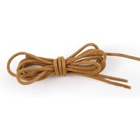 Joom Round Waxed Solid Color Shoelaces Shoes Strings Boot Sport Shoe Laces Cord 90cm khaki