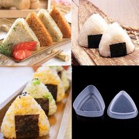 Joom 1 Set Onigiri Rice Ball Bento Press Maker Mold Triangle Form Mold Sushi Maker