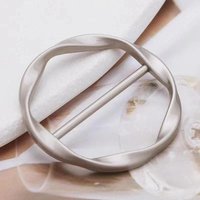 Joom Enjoy 20% Discount on Fashionable Metal Circle Clip for Scarves and Tshirts