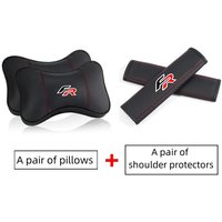 PU Leather Car Seat Head Neck Rest Cushion Headrest Pillow For Seat FR Leon Ibiza Altea Exe Mk2 TARRACO Decoration Accessories