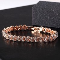 Fashion Elegant Charm Women's Bracelet Burning Fat Health Jewelry Bracelet Slimming Jewelry rose gold