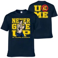 John Cena Wrestling Men's T-Shirt Summer Outdoor Sports Fitness Unisex Tops Casual O-Neck Short Sleeve Tee Casual Men Clothing S yellow