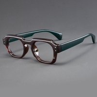 Casual Men's Reading Glasses Fashion Large Square Frame Far Sight Eyewear Plus Diopters Classic Vintage Presbyopic Glasses +3