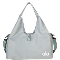 Versatile Alo Yoga Gym Bag: Durable, Large Capacity with Wet/Dry Separation - Perfect for Travel and Everyday Use white