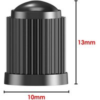 Joom Enjoy 25% Discount Pack of 20 Black Plastic Dust Valve Caps for Bikes